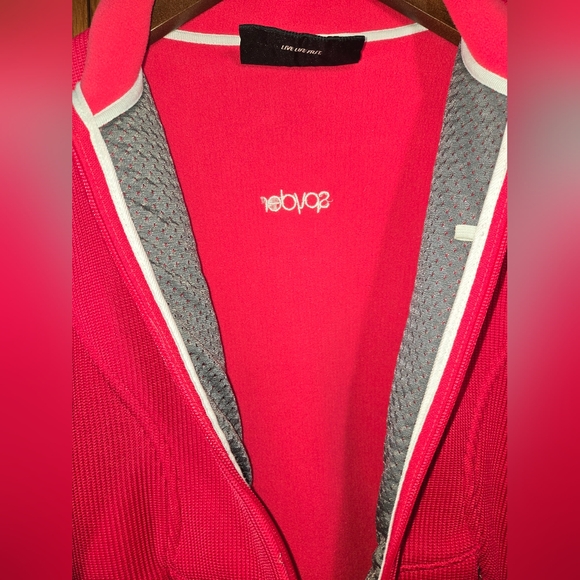 Spyder Endure Core Sweater Jacket Full Zip Pockets Fleece Lined Ribbed S… - Picture 3 of 4